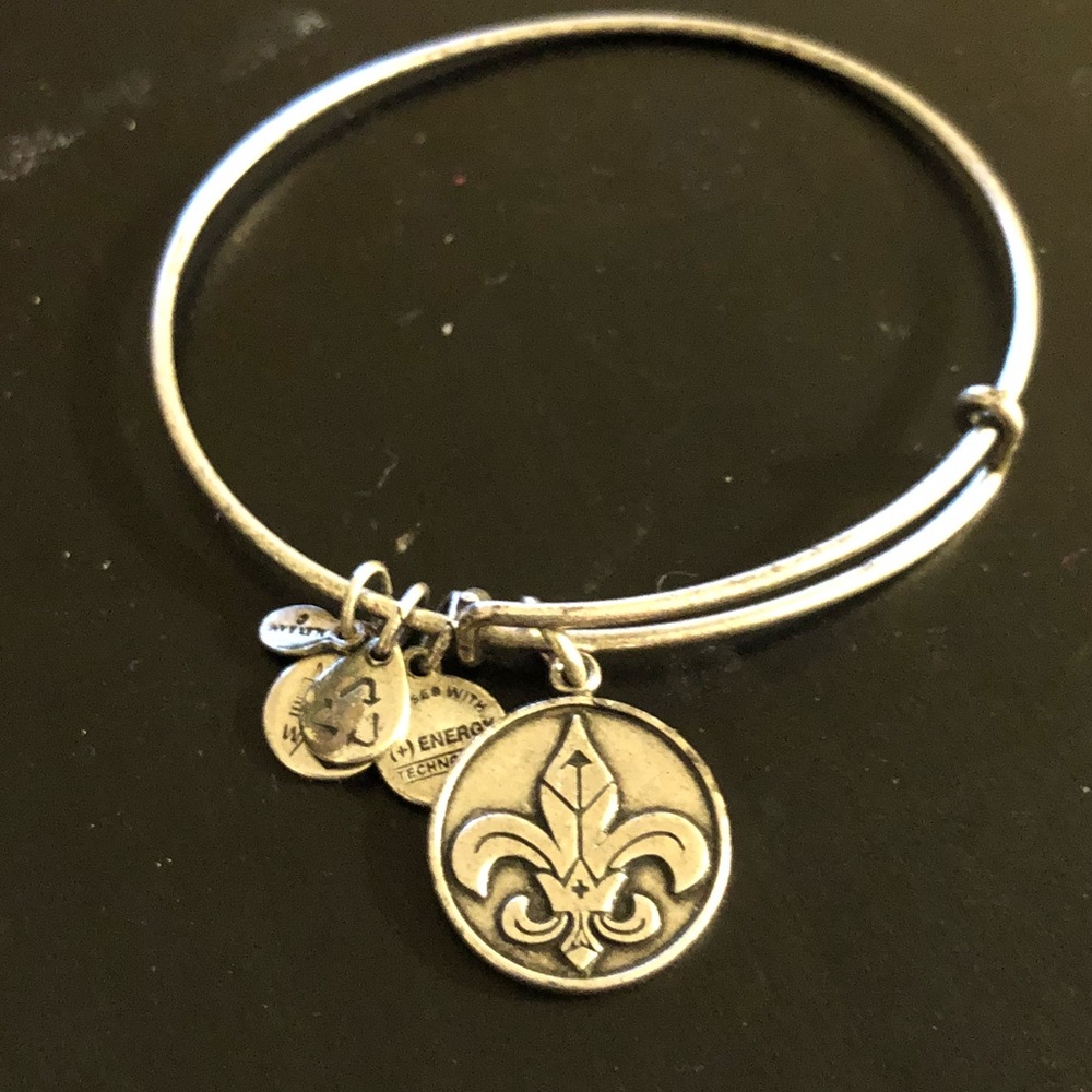 Alex and Ani fleur de lis bracelet